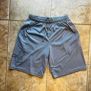 Under Armour Men's Light Gray Athletic Shorts
